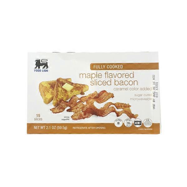 Food Lion Sliced Bacon, Maple (15 ct) Instacart