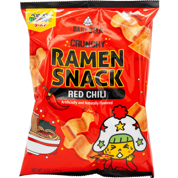 Baby Star Red Chili Flavored Crunchy Ramen Snack