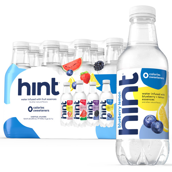 hint Fruit Infused Bottled Water, White Variety Pack