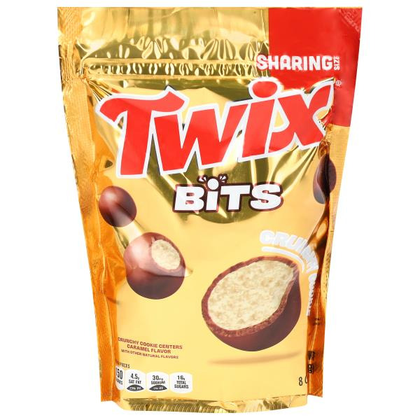 Publix TWIX Bits Poppable Milk Chocolate Crunchy Cookie Candy Sharing ...