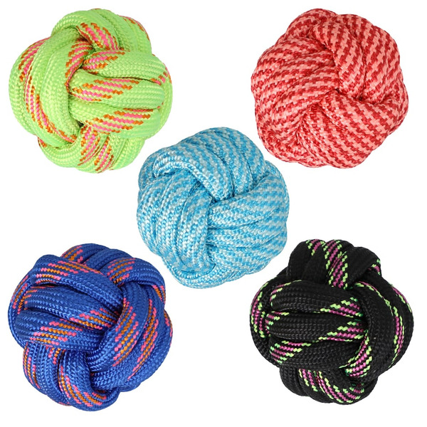 Greenbrier Kennel Club Colorful Rope Ball Pet Toy Same-Day Delivery ...