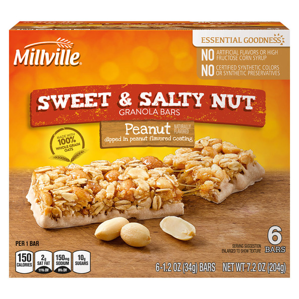 Millville Peanut Sweet and Salty Bars
