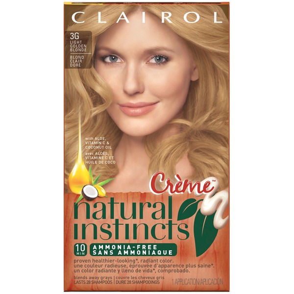 Clairol Natural Instincts Semi Permanent Hair Color 3g Rich Light