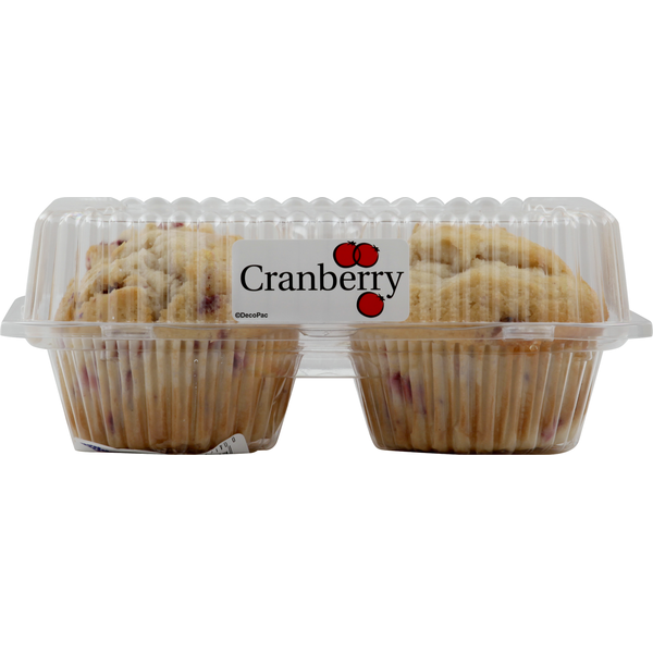 Market 32 Muffins, Cranberry, 4 Pack Same-Day Delivery or Pickup