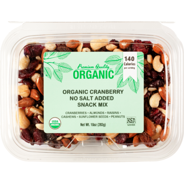 Organic Cranberry No Salt Added Snack Mix