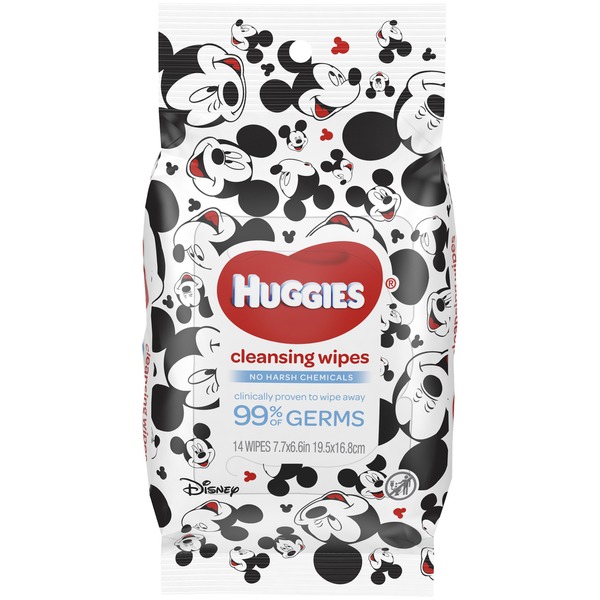 huggies cleansing wipes mickey