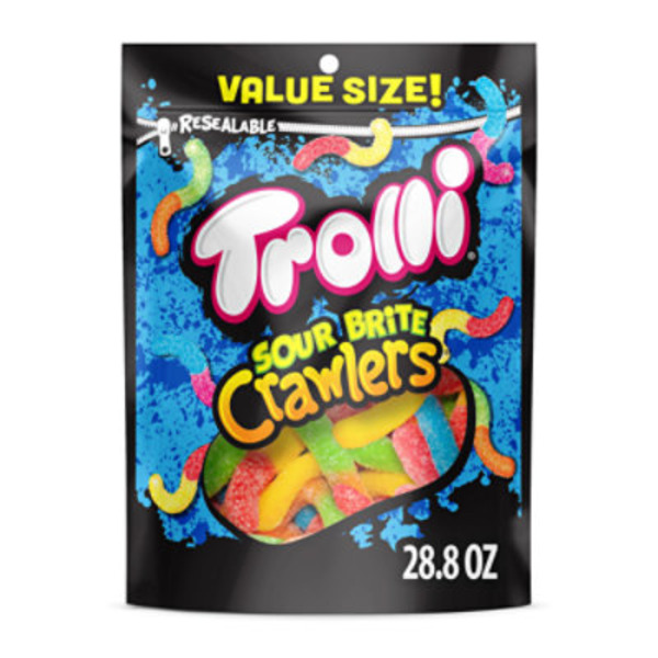 Trolli Sour Brite Crawlers Gummy Worms