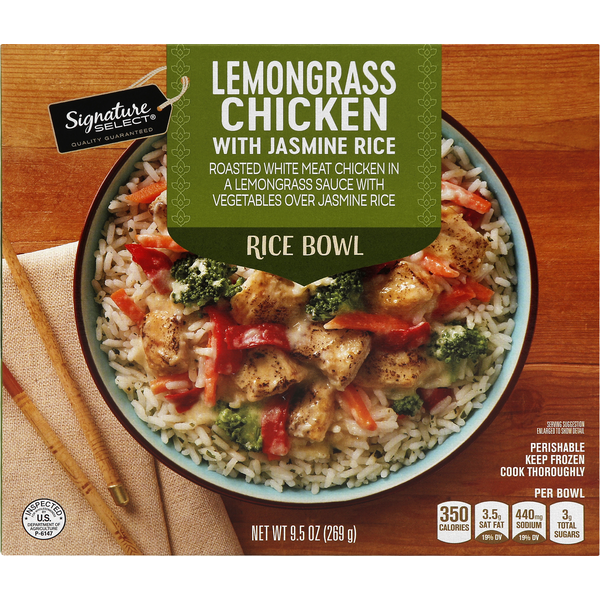 SIGNATURE SELECTS Rice Bowl, Lemongrass Chicken with Jasmine Rice