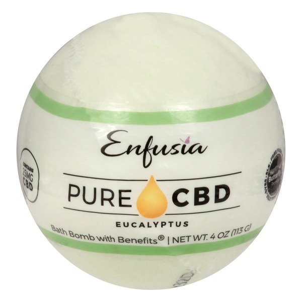 Enfusia Bath Bomb, with Benefits, Eucalyptus (4 oz) Instacart
