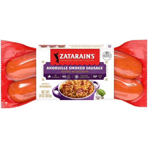Zatarain's Andouille Smoked Sausage (14 oz) Instacart