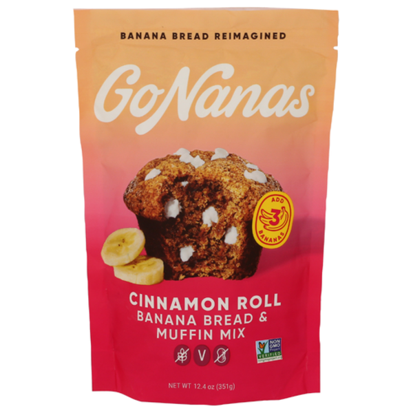 Go Nanas Inc Cinnamon Roll Banana Bread Mix Same-Day Delivery or