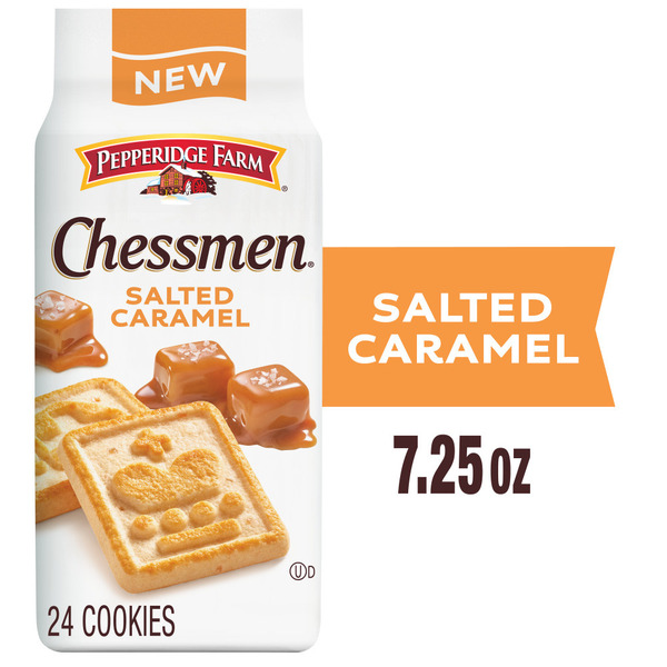 Pepperidge Farm Chessmen Salted Caramel Cookies