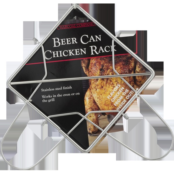 Charcoal Companion Beer Can Chicken Rack, Stainless Steel (1 each