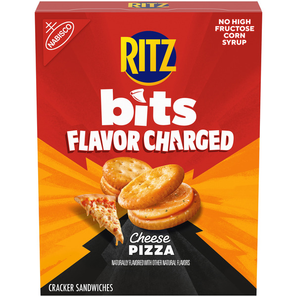リッツ Ritz Cheese Pizza Sandwich Crackers, Snacks For Kids And Adults