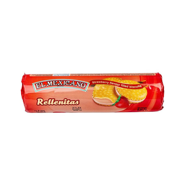 El Mexicano Rellenitas Fresa Cookies