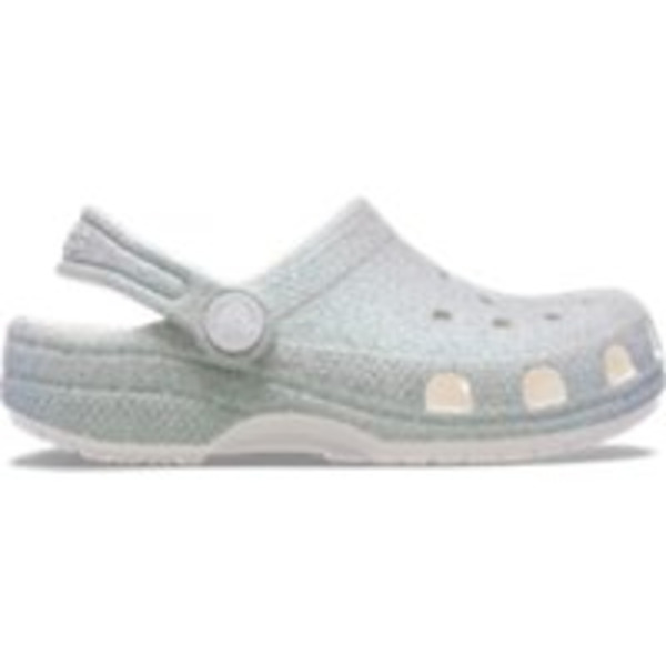 Crocs Toddlers' Iridescent Medium Width Glitter Clogs, Size 8 - White