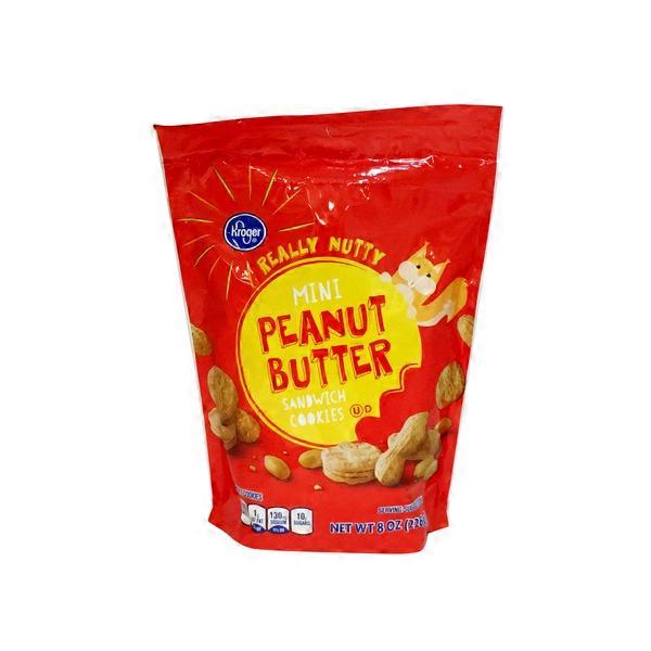 Kroger Mini Peanut Butter Sandwich Cookies (8 oz) Instacart