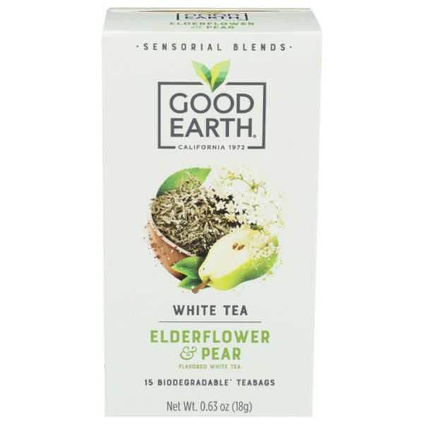 Good Earth White Tea, Elderflower & Pear, Tea Bags Same-Day