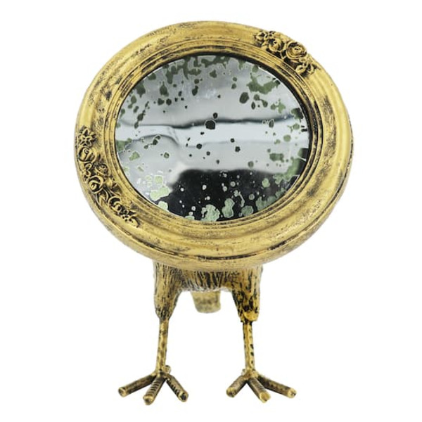 Ashland Raven Round Tabletop Mirror Décor