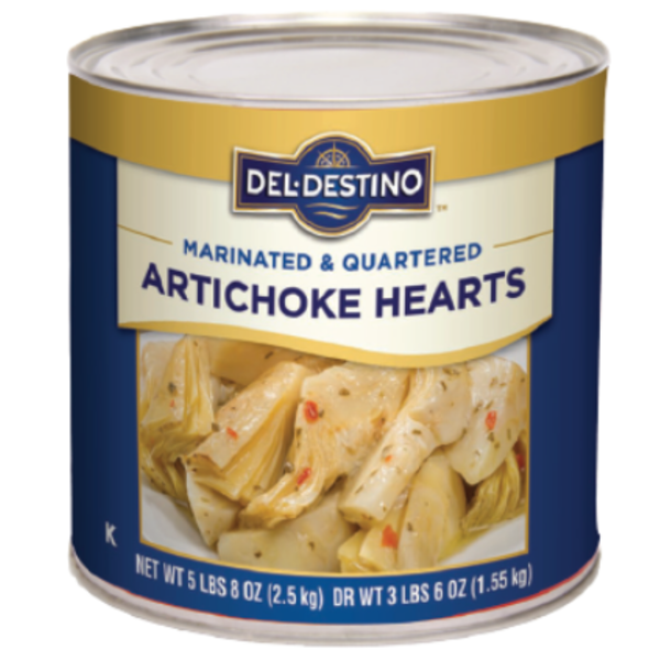 Del Destino - Marinated Artichoke Quarters - 65 oz