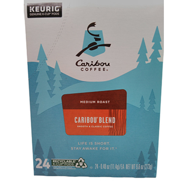 Caribou Coffee Caribou Blend K-Cup Pods Same-Day Delivery | Grocery Outlet