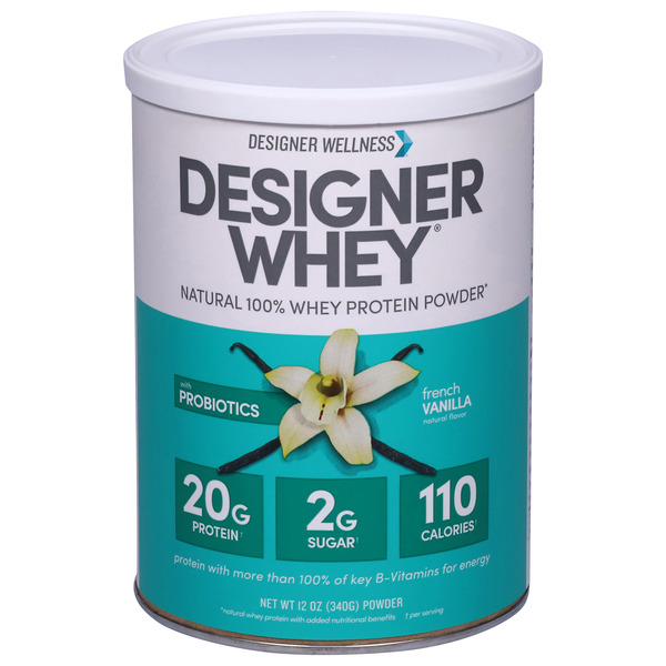 Designer Wellness Designer Whey Protein Powder, Vanilla Same-Day ...