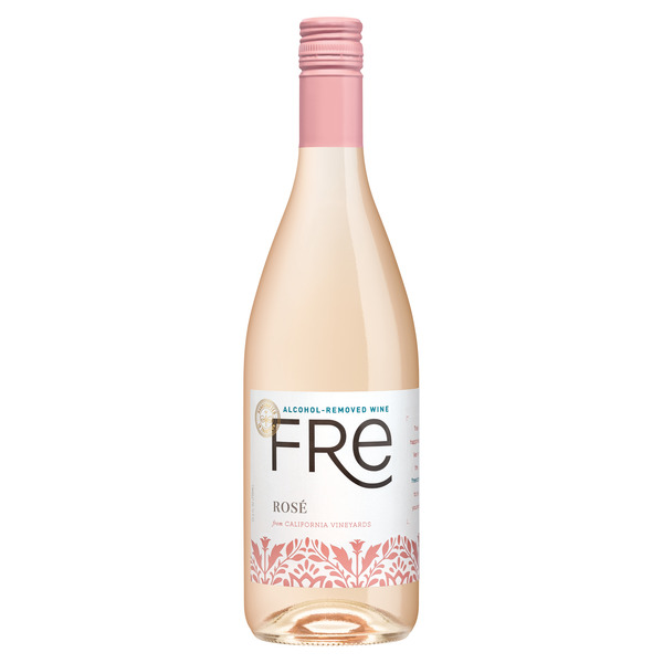FRE Alcohol-Removed Rosé Wine, 750mL Wine Bottle