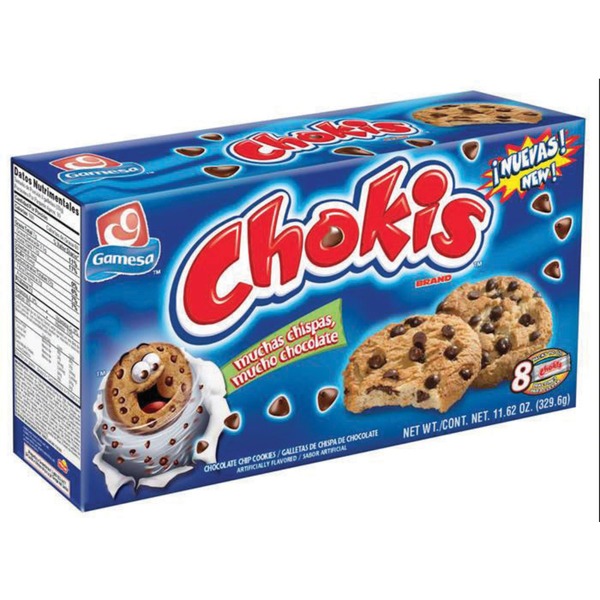 Gamesa Chokis Chocolate Chip Cookies (11.62 oz) Instacart