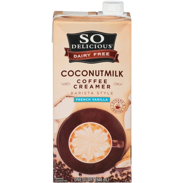 So Delicious Dairy Free Coconutmilk Coffee Creamer Barista Style French