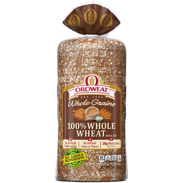 Brownberry/Arnold/Oroweat Whole Grains 100 Whole Wheat Bread (32 oz