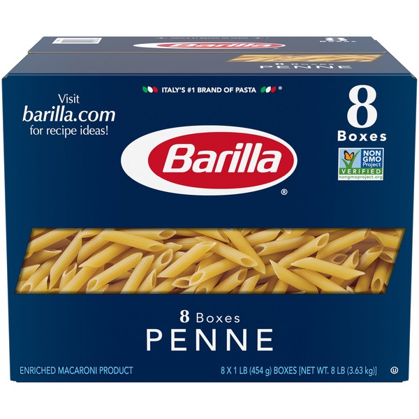 Barilla® Classic Blue Box Pasta Penne (128 oz) Instacart