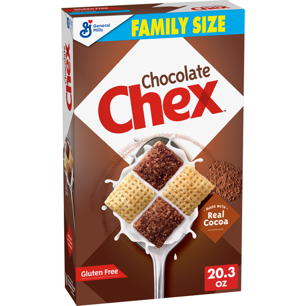 General Mills Chocolate Chex Family Size Cereal Same-Day Delivery