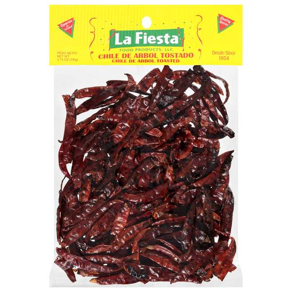 La Fiesta Chile De Arbol Tostado