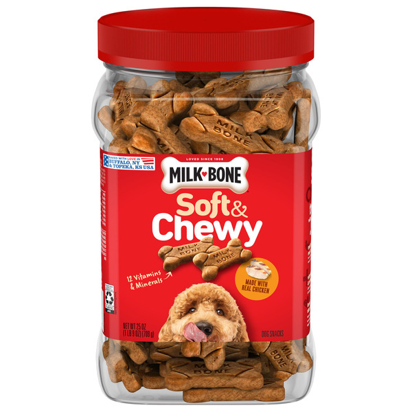 Milk-Bone Soft and Chewy Dog Treats, Chicken Recipe With Chicken Breast