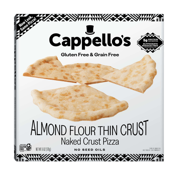Cappello's Gluten & Grain Free Almond Flour Thin Crust Naked Pizza