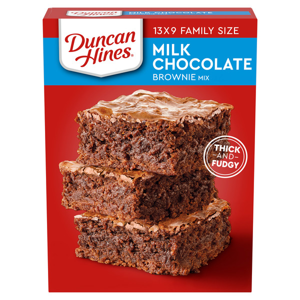 Duncan Hines Milk Chocolate Brownie Mix Same-Day Delivery or