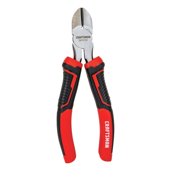 CRAFTSMAN Diagonal Cutting Pliers - Red - 6"