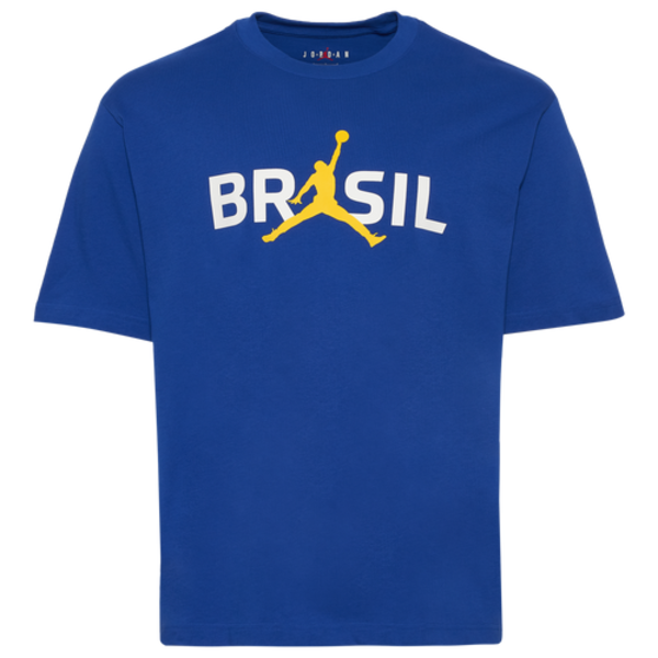 Jordan Men's 85 Brazil Logo T-Shirt, XL - Old Royal