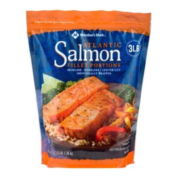 Member's Mark Atlantic Salmon Fillet Portions (48 oz) from Sam's Club