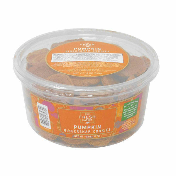 The Fresh Market Pumpkin Gingersnap Cookies Same-Day Delivery or