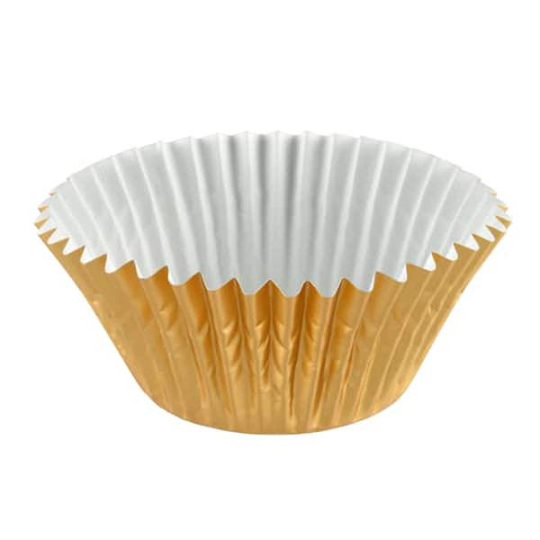 Celebrate It Jumbo Baking Cups, 2.25 x 1.875 Inch - Gold