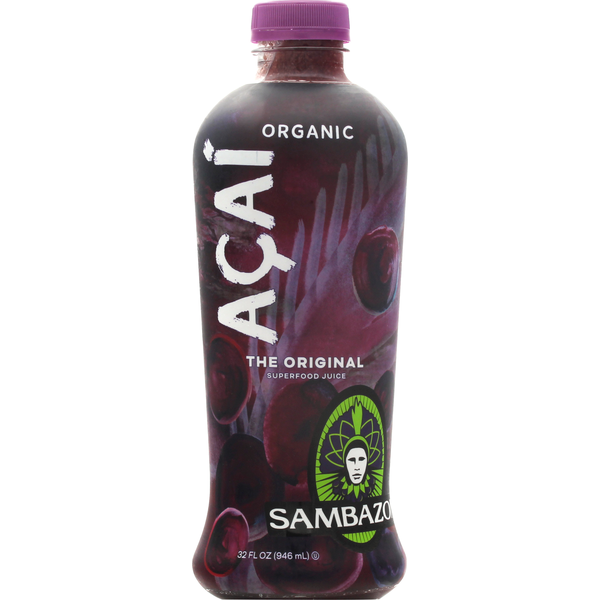 Sambazon Juice, Acai,Superfood, Organic, The Original (32 oz) Instacart