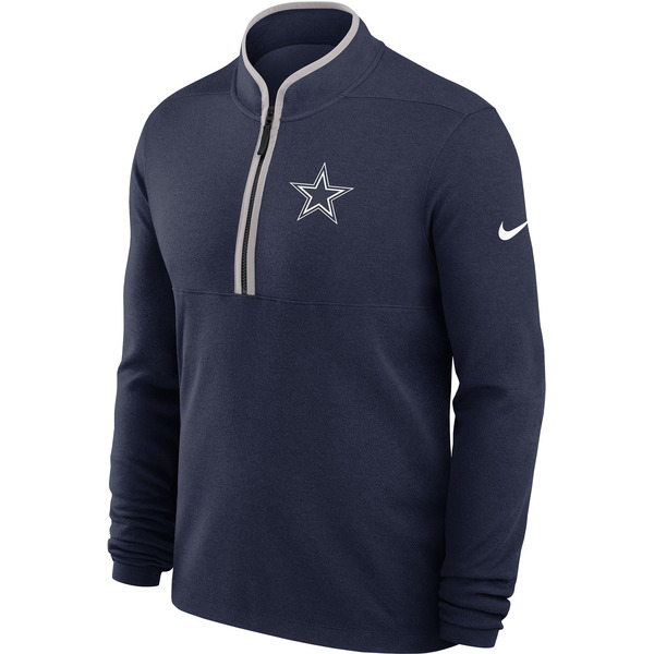 Nike Men's Dallas Cowboys Victory Half-Zip Jacket, Size S - Navy