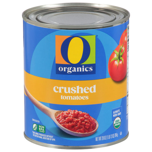 O Organics Tomatoes, Crushed, Organic, in Tomato Puree