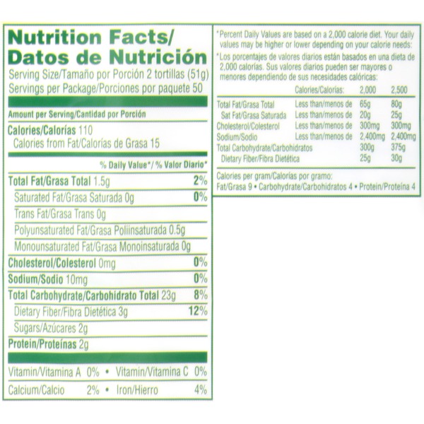 35 Corn Tortilla Nutrition Label Label Design Ideas 2020