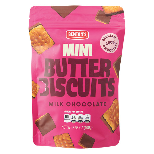 Benton's Milk Chocolate Mini Butter Biscuits