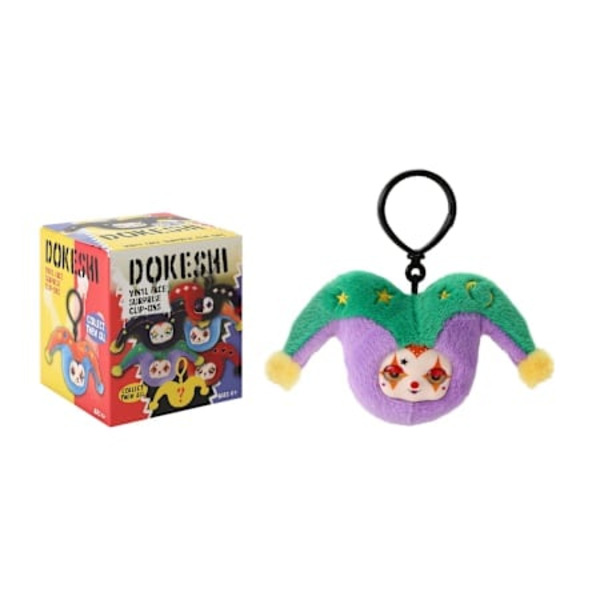 Dokeshi Vinyl Face Surprise Clip-On Plush