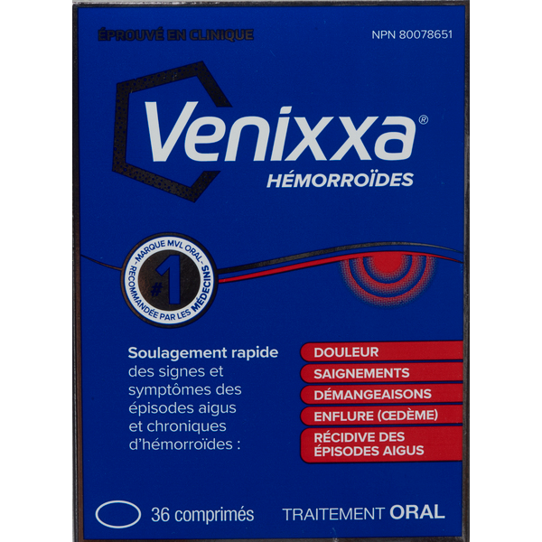 Venixxa 500 mg Hemorrhoids Same-Day Delivery | Rexall
