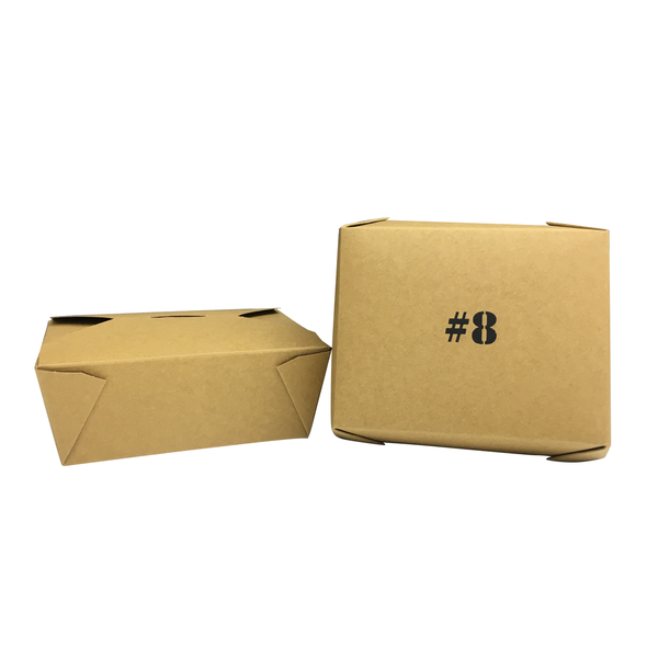 Sunset - #8 #TTGCK8 - Take-Out Container, Kraft - 300 ct