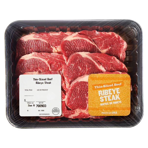 Thin Sliced Ribeye Steak